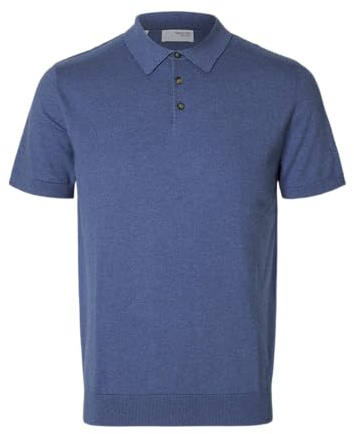 SELECTED FEMME Slhberg Ss Knit Polo Noos