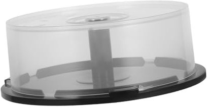 ERINGOGO Runder Cd Dvd-aufbewahrungsbehälter Leer Platzsparender Disc-halter Aus Kunststoff Disks Einfacher Zugriff Vielseitige Aufbewahrung Für Kleine Gegenstände