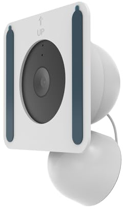 Holicfun Soporte de ventana para Google Nest Cam interior con cable de 2ª y 3ª generación, color blanco
