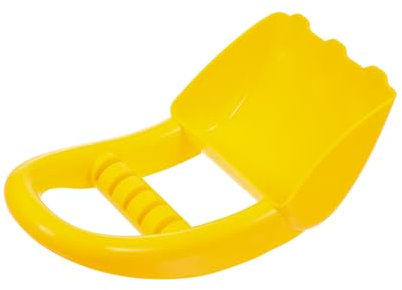 FRCOLOR Outdoor Schneeschaufel für Großer Gelber Schneeschieber für Schnee Sand und Gartenarbeit Kreatives und für Unvergessliche Winterspiele