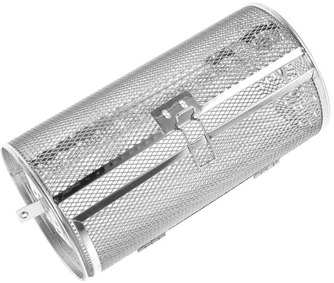 SEWACC Cage Grill INOX Rotative pour Four et Friteuse Air Fryer Panier Rôtissoire Acier Alimentaire Panier Tourne-Broche Polyvalent pour Viandes et Fruits Secs