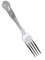 12 Kings Dessert Forks Cutlery Dining Set Canteen