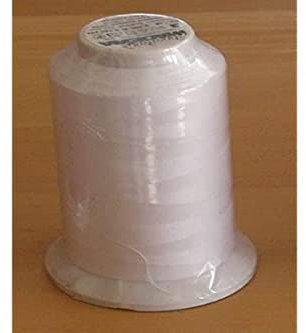 Aerolock M9128-8010 - Filo overlock in poliestere, 8010, 2500 m, colore: Bianco