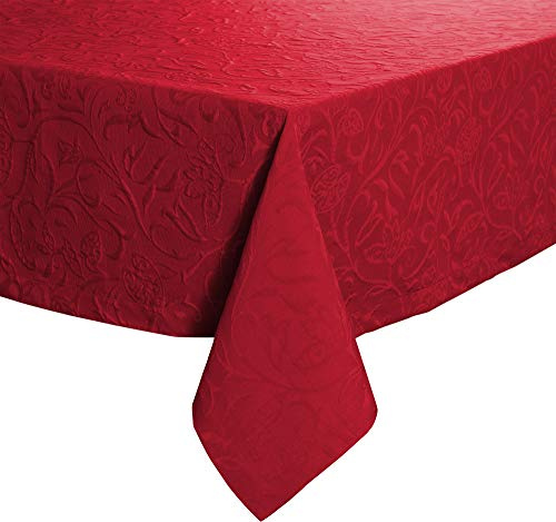 Pichler Tischdecke Cordoba bügelfrei rot Größe 150x250 cm