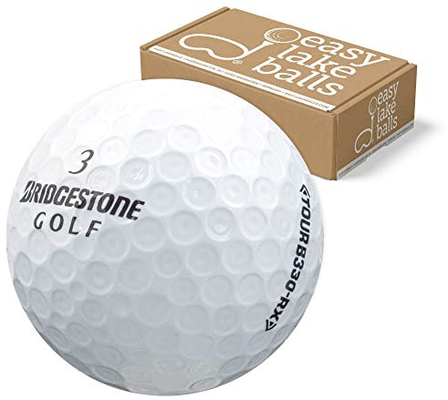 Bridgestone Golfbälle - Tour B330 RX LAKEBÄLLE - AAAA/AAA Qualität, Weiß, Multi-Layer, 12 Stück à 1 Ball