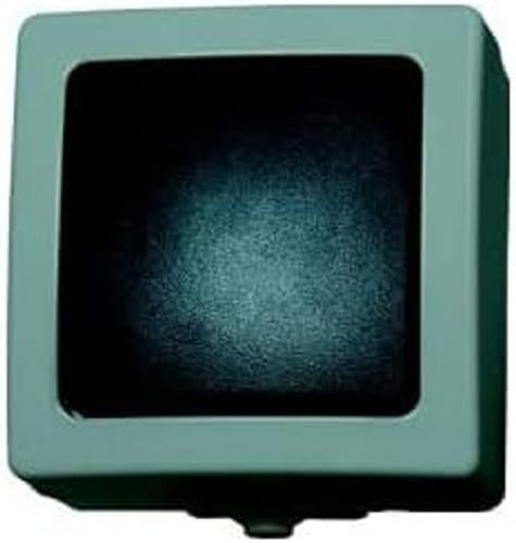 Kopp Bouton-poussoir éclairé pour montage en saillie pour locaux humides Nautic, gris/anthracite 566356003