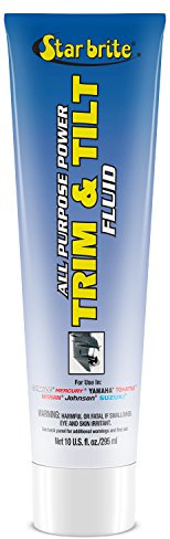 STAR BRITE PRO Star Power Trim & Tilt Fluid - Super Premium All Purpose Hydraulic Fluid for Trim Tabs, Power Tilt & Steering Systems - Anti-Wear, Anti-Foam - Outboard & Stern Drive Systems (028510)