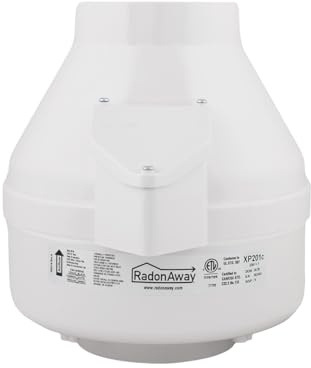RadonAway 23011-1 XP201 Radon Mitigation Fan, 4