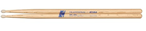 Tama Tama-O5AN Japanese Oak Traditional Drumsticks Tama Tama-O5AN Trommelstöcke Japanese Oak Standard Paar Nylon Tip Natur (406mm lang, 14mm Durchmesser)