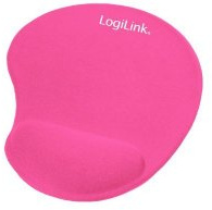 Logilink Maus Pad Mauspad Silcon Handgelenk, PINK