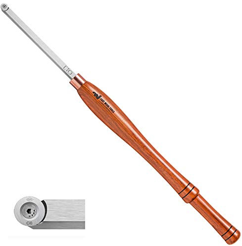 Easy Wood Tools Pro Finisher (3400) Austauschbarer, professioneller Hartmetalleinsatz-Holzschaber mit Ahorn-Hartholz-Easy-Handle-Modell # 3400