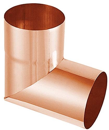Rohrwinkel 87° Kupfer in den Größen 60, 76, 80, 87 und 100 mm (mittel)