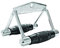 BodyRip Seated Row Chinning Bar with Rubber Handles Multi Gym Cable Crossover Machine Power Cage Attachments, Silver