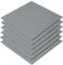 Katara 1672 - Bauplatte 6er Set 25,5cm x 25,5cm/32 x 32 Pins, Kompatibel Lego, Sluban, Papimax, Q-Bricks, Grau