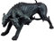 Ebros Geschenk Faux Stein griechischen Guardian Hydra Hunde von Hades Cerberus Statue 19,7 cm lang Guardian hell Hound Figur