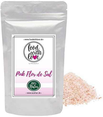 Azafran Flor de Sal Rosa, Fleur de Sel, Salzblume Flocken plastikfrei 250g