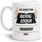 Tassendruck Berufe-Tasse so Sieht EIN Richtig Cooler Therapeut aus Weiss/Job/mit Spruch/Kollegen/Arbeit/Geschenk-Idee/Büro