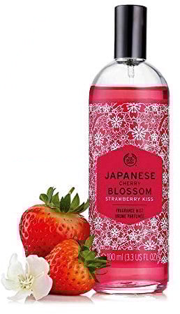 The Body Shop Japanese Cherry Blossom Strawberry Kiss Fragrance Mist 100ml