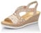 Rieker Donna Sandali 61916, Signora Sandali con Piattaforma,Sandalo con Plateau,Scarpa Estiva,Comodo,Suola Spessa,Rosa (Rosa / 31),40 EU / 6.5 UK