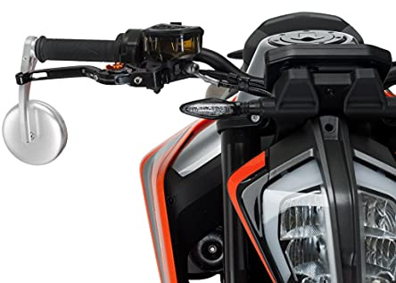 Puig 9691D Rearview Mirror Grand Tracker Aluminium