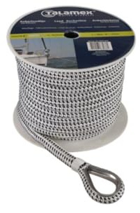 Talamex Anchor Line Diameter 12 mm x 40 m Polyester Lead Insert 10 m