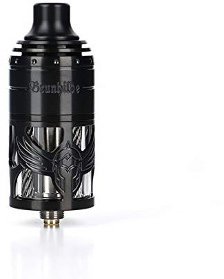 Vapefly Brunhilde MTL RTA 5 ml Kapazität E Zigarettenzerstäuber mit 6 Stufen Luftstromregelung Vape Vaporizer vs Zeus X, Kein Nikotin, keine E-Flüssigkeit (schwarz)
