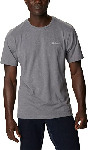 Columbia Men's Thistletown Hills Short Sleeve Hiking Shirt, City Grey Heather, 3X