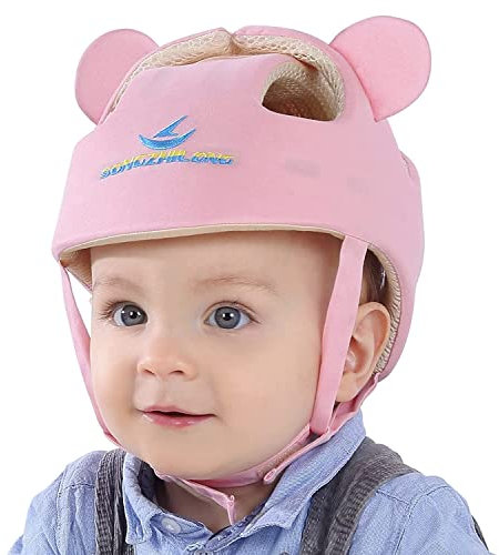 IULONEE Babyhelm Sicherheits-weiches Kopfschutzkissen für Kleinkind Krabbelhelm Laufen Lernen Schutzkappen