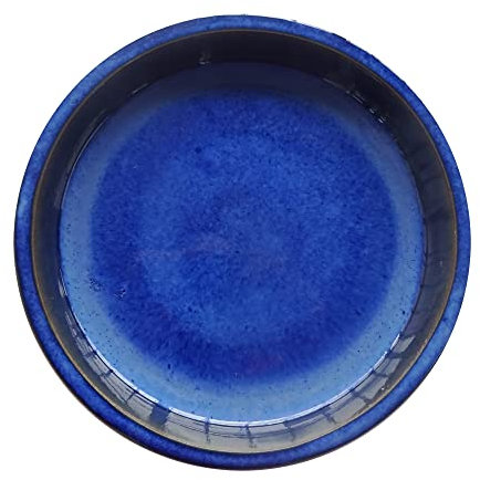 TucanoHamburg Teller/Untersetzer blau glasiert 21cm