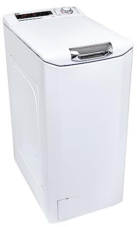 Hoover H-WASH 300 PRO H3TFSMP48TAMCE-S Toplader Waschmaschine/Energieeffizienzklasse B / 8 kg Füllmenge/Inverter Motor/All in One Programm/Touch Display/WLAN/Edelstahltrommel