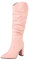 Stivali Donna Estivi Traforati Fashion Scarpe da Donna Stivali Estivi Donna Bassi Chiari Stivali Equitazione Bambina Fashion Stivali Stivaletti Ciabatte Donna Estate Sandali Donna con Tacco Rosa-1 41