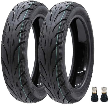 HORO.ES Kit Cubiertas Tubeless 9x2, Neumatico antipinchazo Con/Sin Gel de Auto Reparación, Compatible con Patinete Eléctrico XIAOMI M365, Essential, 1S, Pro/Pro 2, MI3 (Kit Tubeless GEL)