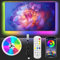 LED TV Hintergrundbeleuchtung, 5M LED Streifen RGBIC LED Fernseher Beleuchtung für 75 bis 85 Zoll TV und PC, mit App-Steuerung und Upgrade 2.4G RF Fernbedienung, Music Sync, USB betrieben