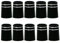 19x13.6x9.5mm Tip Size 0.370 Golf Ferrules Golf Club Shafts Accessory Black Golf Sleeve Ferrules Replacement Kit Golf Ferrules .370 Parallel Tip Golf Club Iron Ferrules Golf Iron Ferrules .370