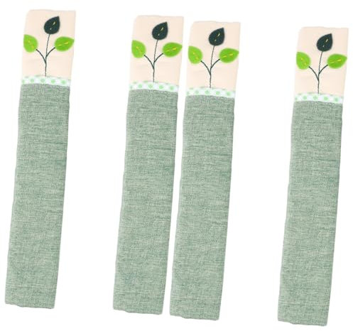 Angoily 2pcs Double-Door Fridge Glove Handle Covers Washable Handle Protectors for Kitchen Decor Reusable Door Knob Protector Static Covers for Fridge Freezer