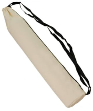 Folpus Bolsa de Almacenamiento para Acampar con cordón Ajustable, Bolsa de Lona con Cremallera, Bolsa de Transporte para Hamaca, trípode, Esterilla de Yoga, 22cm X 90cm