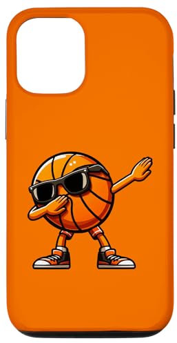 Hülle für iPhone 12/12 Pro Dabbing Basketball Charakter Junge Mädchen Kind Basketball Liebhaber