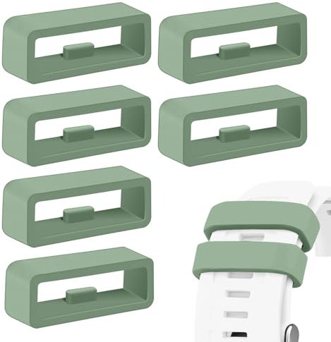 Lot de 6 boucles de bracelet de rechange pour montre connectée Garmin Forerunner 255, 265, Venu 2/Venu 3/Vivoactive 4, 22 mm Vert