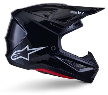 Alpinestars S-M7 Motocross Helm, schwarz, XL (61/62)