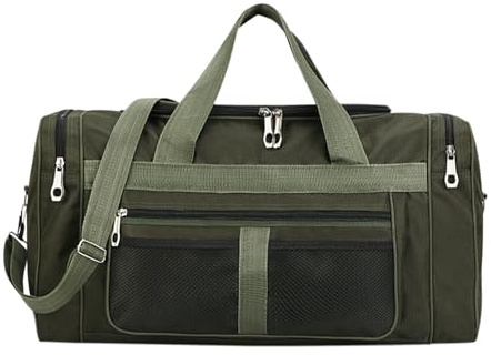 Low Duffe | Turnschuhe für Männer | Wasserdichte Trainingstasche Oxford Fitness Zackpack | Große Sporttaschen mit Schuhfach für das tägliche Yoga Camping, Light Green, riferimento alla