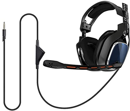 Jeffergarden 2 M Langes Gaming-Headset-Audiokabel, Geflochtenes Nylon, Lautstärkeregler, Klarer Stereo-Sound für Benutzer von Astro A10 A30 A40 A50