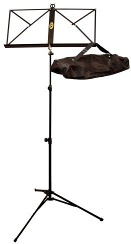 KORN Notenständer MS-1 Schwarz mit Tasche