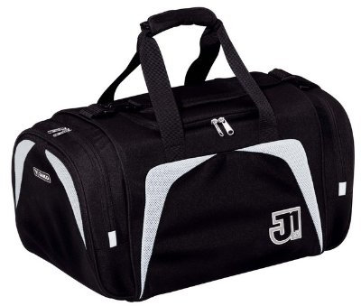 Jako J1 Sporttasche mit Bodenfach, Gr.4, Farbe schwarz/weiß