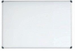 Juvenilia Tableau blanc magnétique laqué cadre aluminium 100 x 150 cm