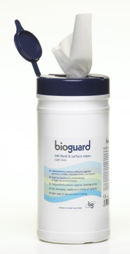 Bioguard Alcohol Hard Surface Wipes - pack of 240