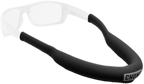 Chums Neo Megafloat Sonnenbrillenhalter – Schwimmender Neopren-Brillenriemen für große Rahmen (schwarz)
