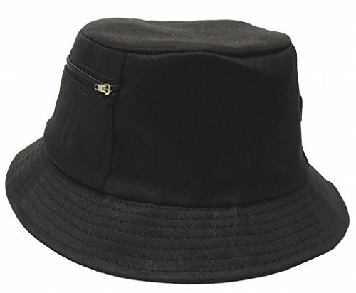 MFH Herren Anglerhut Schwarz Größe XL