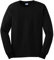 Gildan Men's Ultra Cotton Long Sleeve T-shirt, Style G2400 Shirt, Black, L