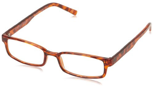 Foster Grant Men's Carter Rectangular Reading Glasses,Black,2