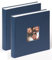 walther design Álbum de fotos azul 30 x 30 cm con recorte de cubierta, paquete doble, Fun FA-208-LD